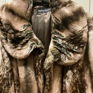 Gently used Faux fur coat